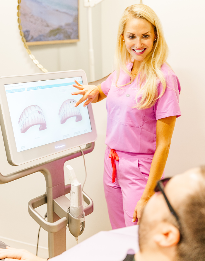 Woman Smiling At Patient