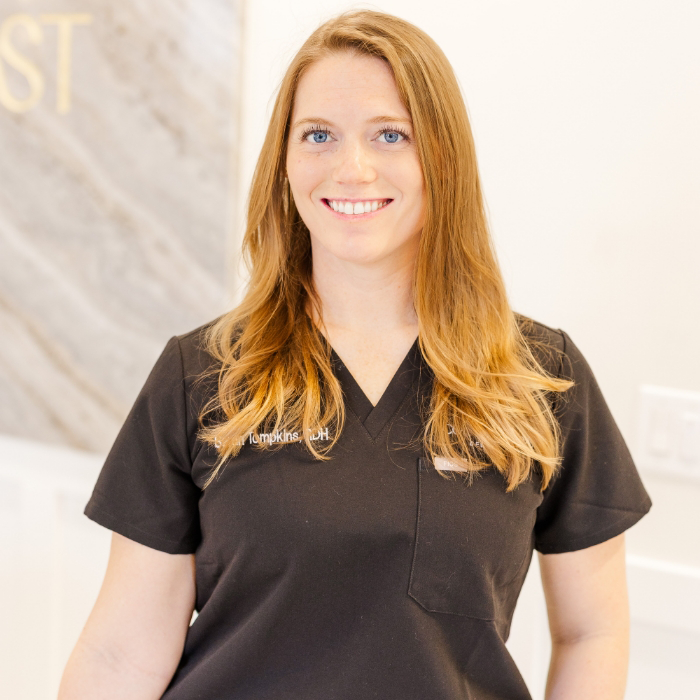 Registered dental hygienist Sarah Collins